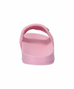 JUICY COUTURE ALMOND BLOSSOM EMBOSSED LOGO SLIDERS