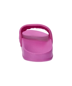 JUICY COUTURE FLURO PINK EMBOSSED LOGO SLIDERS