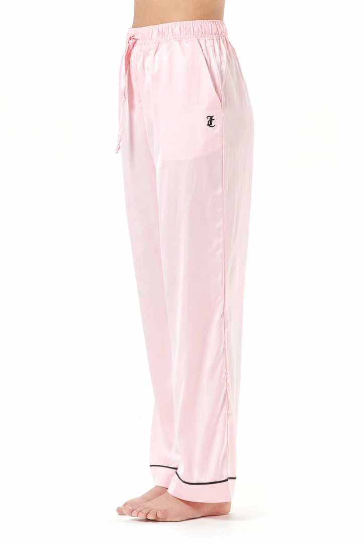 JUICY COUTURE ALMOND BLOSSOM SATIN PYJAMA TROUSERS