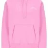 JUICY COUTURE SACHET PINK RECYCLED FLEECE BOYFRIEND HOODIE NEW IN