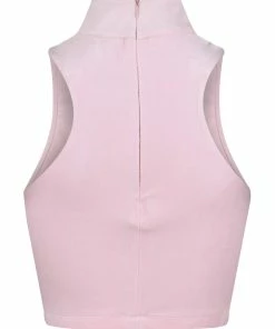 JUICY COUTURE TOPS ALMOND BLOSSOM RACER VELOUR DIAMANTE CROP