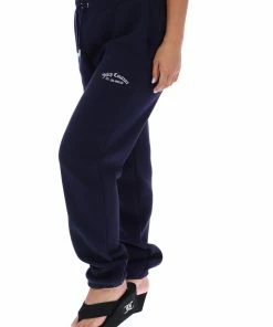 JUICY COUTURE NEW IN NIGHT SKY RECYCLED FLEECE CUFFED JOGGER