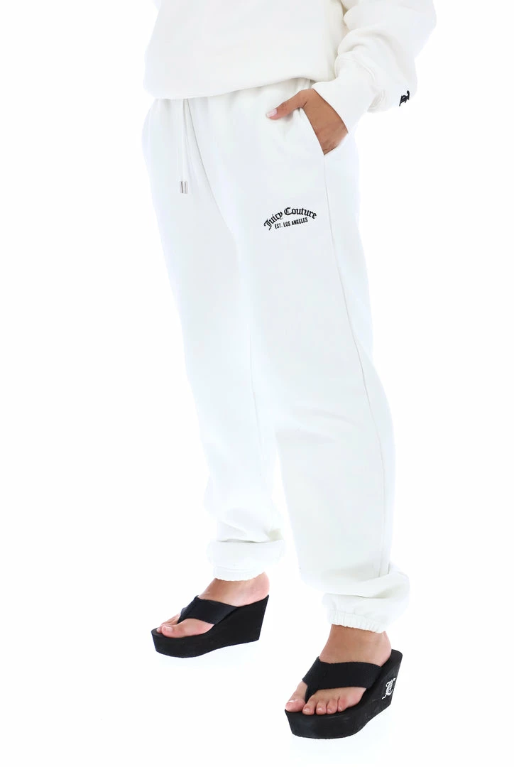 JUICY COUTURE SUGAR SWIZZLE RECYCLED FLEECE CUFFED JOGGER