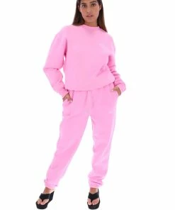 JUICY COUTURE SACHET PINK RECYCLED FLEECE SWEATSHIRT