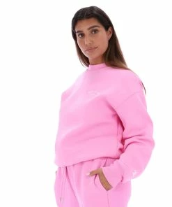 JUICY COUTURE SACHET PINK RECYCLED FLEECE SWEATSHIRT