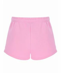 JUICY COUTURE NEW IN SACHET PINK RECYCLED FLEECE SHORT