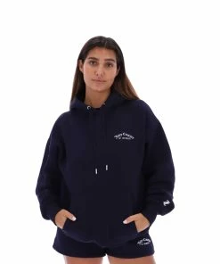 JUICY COUTURE NIGHT SKY RECYCLED FLEECE BOYFRIEND HOODIE NEW IN