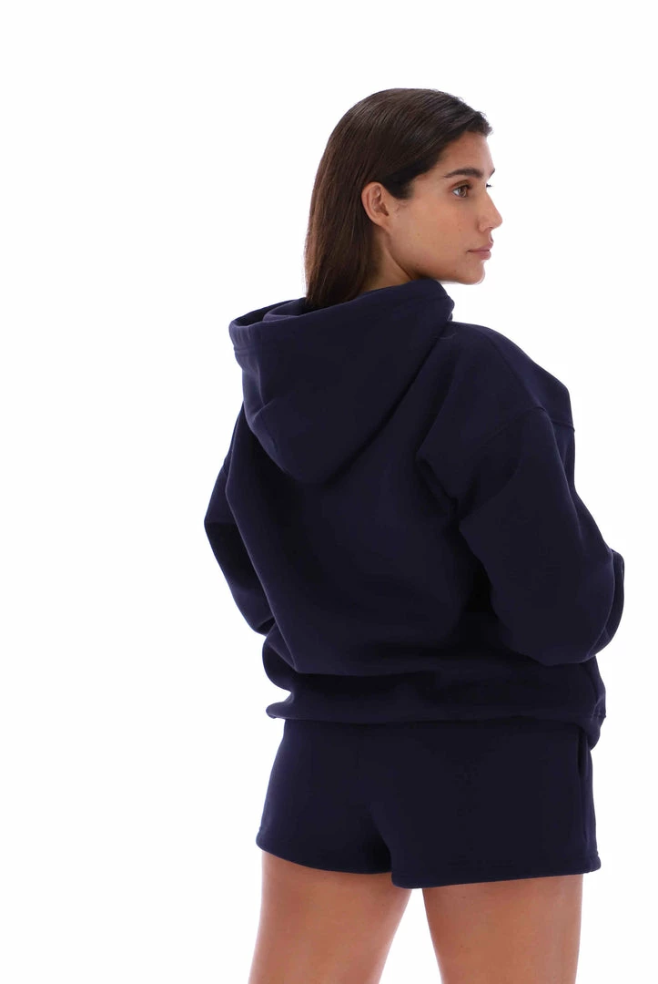 JUICY COUTURE NIGHT SKY RECYCLED FLEECE BOYFRIEND HOODIE NEW IN