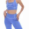 JUICY COUTURE BAJA BLUE INTERLOCK SPORT BRALETTE SPRING SUMMER '22 COLLECTION