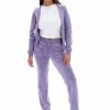 JUICY COUTURE NEW IN DAYBREAK CLASSIC VELOUR ROBERTSON HOODIE