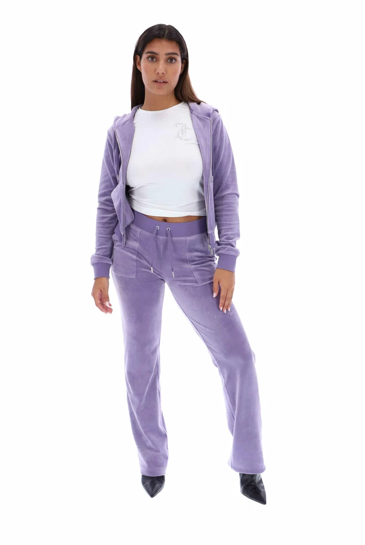JUICY COUTURE NEW IN DAYBREAK CLASSIC VELOUR ROBERTSON HOODIE