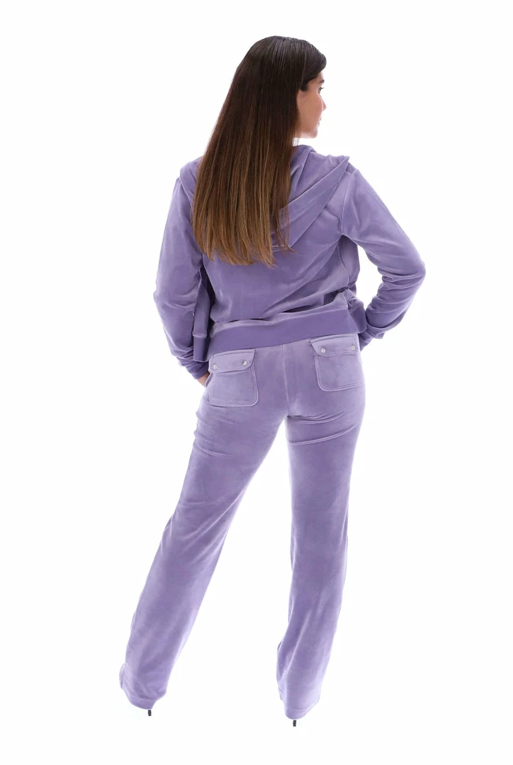 JUICY COUTURE NEW IN DAYBREAK CLASSIC VELOUR ROBERTSON HOODIE