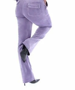 JUICY COUTURE DAYBREAK CLASSIC VELOUR DEL RAY POCKETED BOTTOMS NEW IN