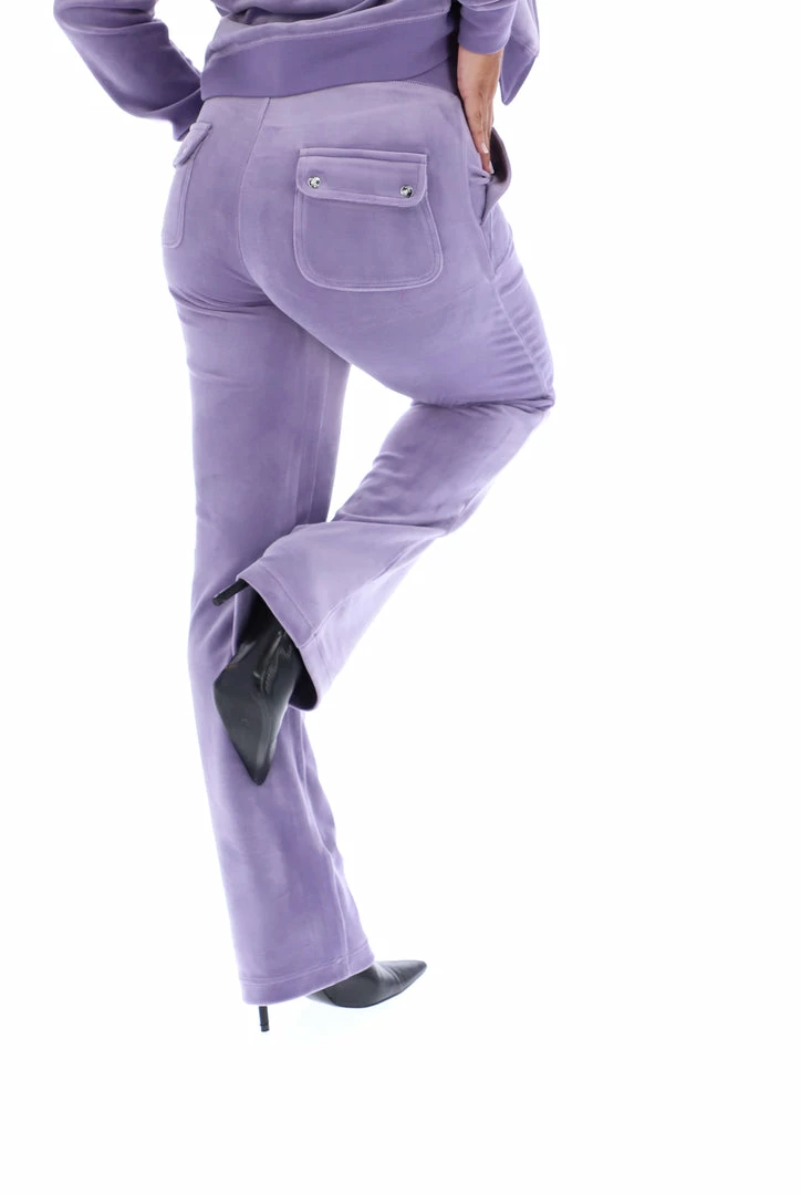 JUICY COUTURE DAYBREAK CLASSIC VELOUR DEL RAY POCKETED BOTTOMS NEW IN