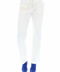 JUICY COUTURE CREAM CLASSIC VELOUR DEL RAY POCKETED BOTTOMS SPRING SUMMER'22 COLLECTION