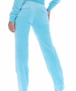 JUICY COUTURE PETIT FOUR CLASSIC VELOUR DEL RAY POCKETED BOTTOMS