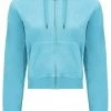 JUICY COUTURE NEW IN PETIT FOUR CLASSIC VELOUR ROBERTSON HOODIE