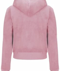 JUICY COUTURE SPRING SUMMER'22 COLLECTION KEEPSAKE LILAC CLASSIC VELOUR ROBERTSON HOODIE
