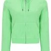 JUICY COUTURE MINT TERRY TOWELLING ROBERTSON HOODIE