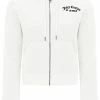 JUICY COUTURE SUGAR SWIZZLE RECYCLED VELOUR ZIP THROUGH HOODIE
