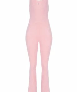 Juicy Couture UK ALMOND BLOSSOM CONTRAST VELOUR DIAMANTE JUMPSUIT DRESSES