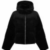Juicy Couture UK BLACK VELOUR PUFFER JACKET
