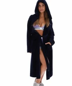 JUICY COUTURE NEW IN NIGHT SKY COTTON LOUNGE ROBE
