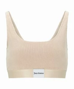 JUICY COUTURE LOUNGEWEAR BRAZILLIAN SAND RIB LOUNGE VELOUR BRALETTE