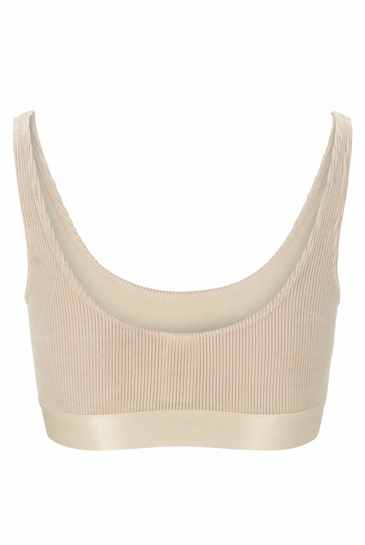 JUICY COUTURE LOUNGEWEAR BRAZILLIAN SAND RIB LOUNGE VELOUR BRALETTE