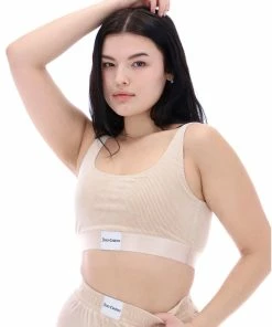 JUICY COUTURE LOUNGEWEAR BRAZILLIAN SAND RIB LOUNGE VELOUR BRALETTE