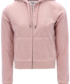 JUICY COUTURE TRACKSUITS SHADOW GREY TERRY TOWELLING ROBERTSON HOODIE