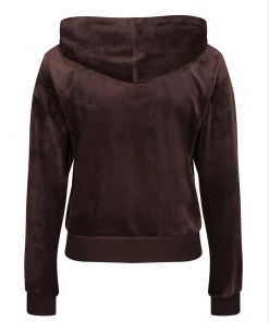 JUICY COUTURE TRACKSUITS JAVA CLASSIC VELOUR ROBERTSON HOODIE