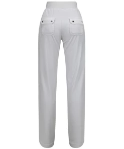 JUICY COUTURE TRACKSUITS QUIET GREY LUXE VELOUR DEL RAY POCKETED BOTTOMS