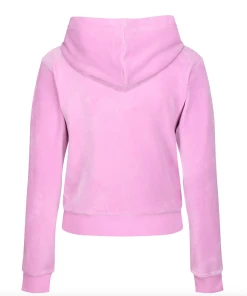 JUICY COUTURE ORCHID LUXE VELOUR ROBERTSON HOODIE TRACKSUITS
