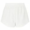 JUICY COUTURE CREAM RECYCLED MONOGRAM TOWELLING SHORTS SPRING SUMMER '22 COLLECTION