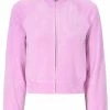 JUICY COUTURE ORCHID PINK VELOUR DIAMANTE TRACKTOP