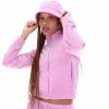 JUICY COUTURE ACCESSORIES ORCHID PINK DIAMANTE VELOUR BUCKET HAT