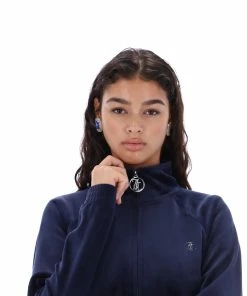 JUICY COUTURE TRACKSUITS NIGHT SKY BLUE VELOUR DIAMANTE TRACKTOP