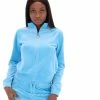 JUICY COUTURE AQUA VELOUR DIAMANTE TRACKTOP SPRING SUMMER '22 COLLECTION