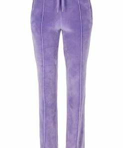 JUICY COUTURE TRACKSUITS LILAC ACID WASH DIAMANTE TRACKSUIT BOTTOMS