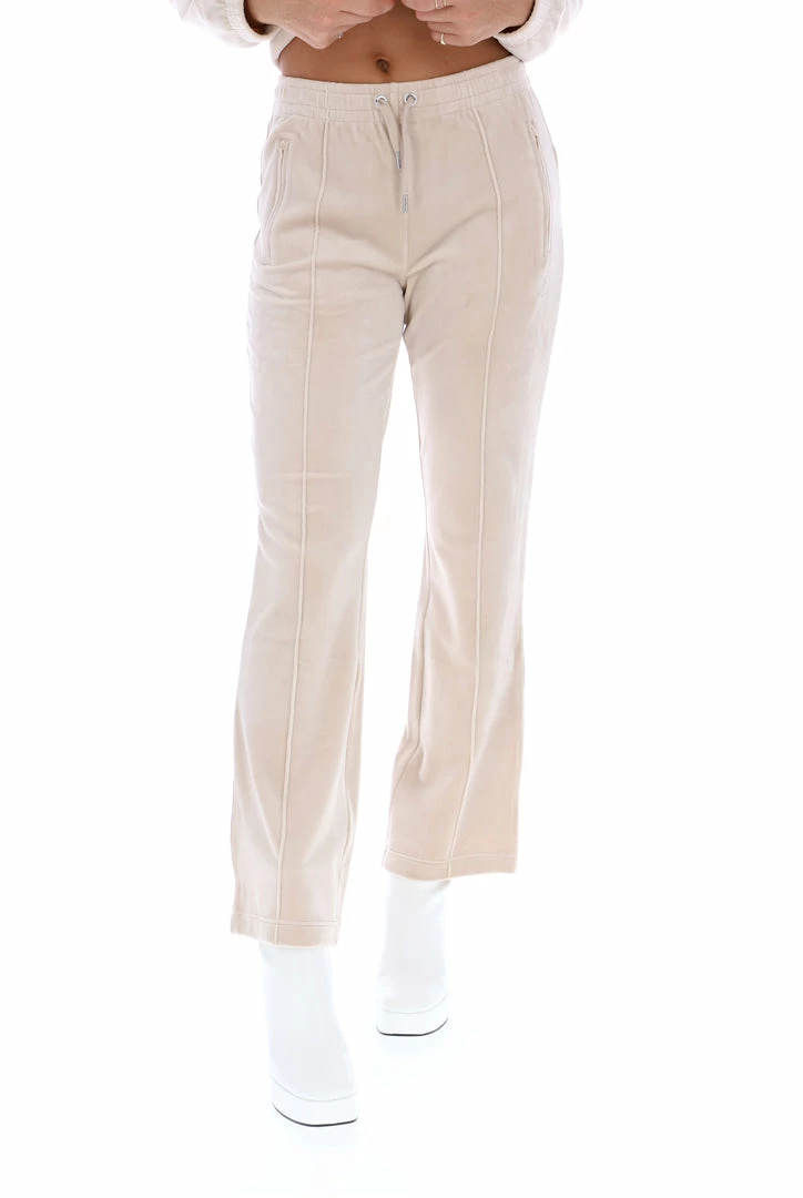JUICY COUTURE SPRING SUMMER '22 COLLECTION BRAZILIAN SAND VELOUR DIAMANTE TRACKSUIT BOTTOM