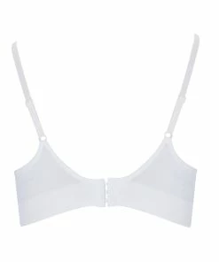 JUICY COUTURE LINGERIE & NIGHTWEAR WHITE SEAMLESS RIBBED BRA