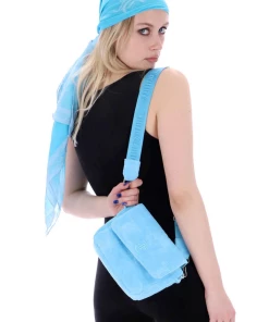 JUICY COUTURE AQUA MONOGRAM TOWELLING BAG