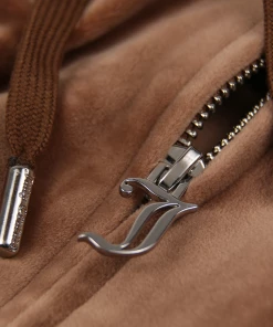 JUICY COUTURE SPRING SUMMER'22 COLLECTION ACORN CLASSIC VELOUR ROBERTSON HOODIE