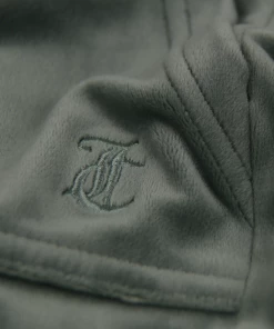 JUICY COUTURE CHINOIS GREEN CLASSIC VELOUR DEL RAY POCKETED BOTTOMS