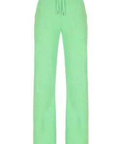 JUICY COUTURE SPRING SUMMER '22 COLLECTION MINT TERRY TOWELLING DEL RAY POCKETED BOTTOMS
