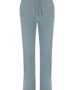 JUICY COUTURE CHINOIS GREEN TERRY TOWELLING DEL RAY POCKETED BOTTOMS TRACKSUITS