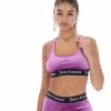 JUICY COUTURE LINGERIE & NIGHTWEAR PURPLE VELVET LOUNGE RACER BRA