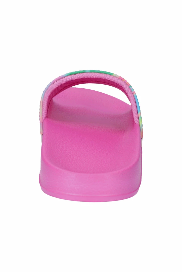 JUICY COUTURE MULTI-COLOUR SWIRL SLIDERS