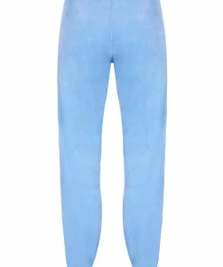 JUICY COUTURE POWDER BLUE CLASSIC VELOUR CUFFED JOGGER